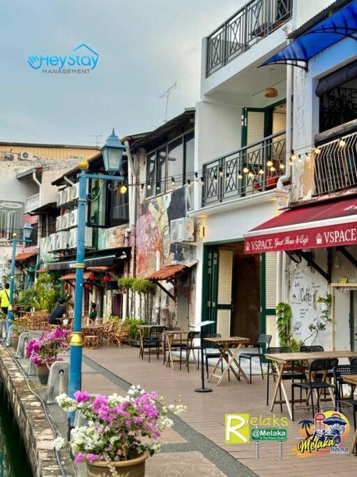 Heritage House 16Pax Riverview 3 Mins Walkjonker Villa Malacca Exterior foto